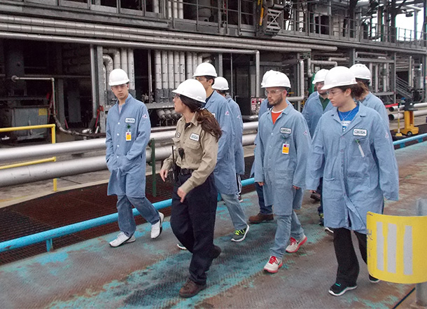 Chemical Process Safety students visit Croda, Inc.