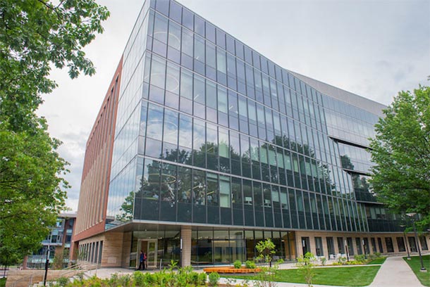 exterior view of a classroom building