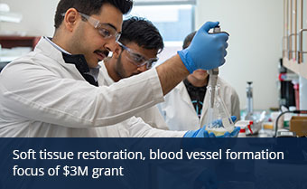 Soft tissue restoration, blood vessel formation focus of $3M grant
