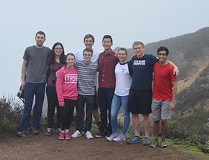 chemical engineering students at AIChE conference